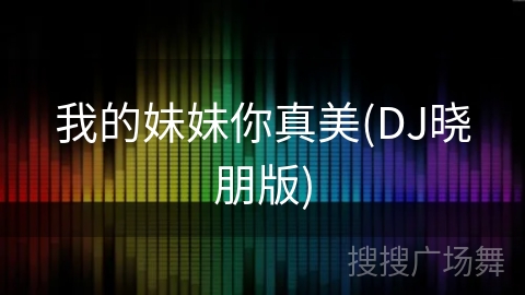 我的妹妹你真美(DJ晓朋版) 我的妹妹你真美(DJ晓朋版)