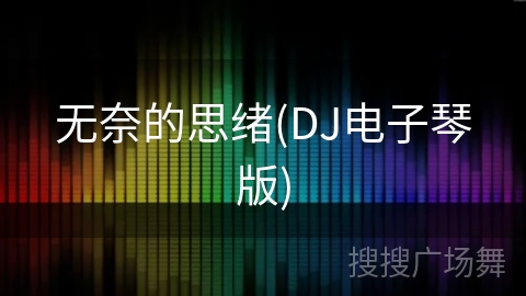 无奈的思绪(DJ电子琴版)
